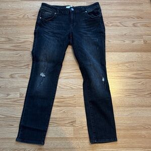 CAbi Women's Dark Blue Slim Boyfriend Jeans